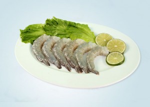 Raw Peeled and Deveined Tail-off Black Tiger Shrimp