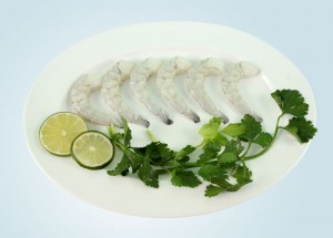 Raw Peeled and Deveined Tail-Off Vannamei Shrimp